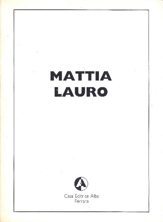 Mattia Lauro - Mattia Lauro - copertina