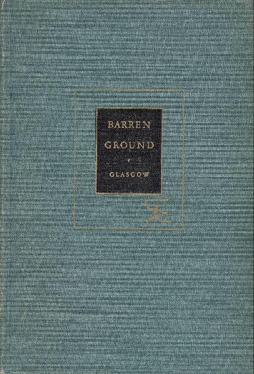 Barren Ground - Ellen Glasgow - copertina