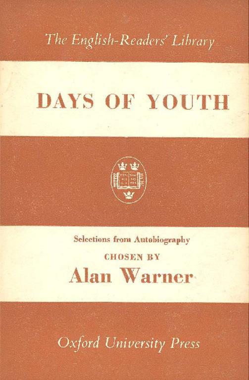 Days of youth - Alan Warner - copertina