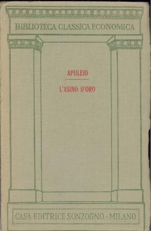 L' asino d'oro - Apuleio - copertina