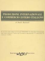 Produzione internazionale e commercio estero italiano