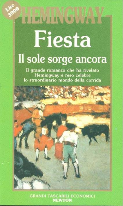 Fiesta - Ernest Hemingway - copertina