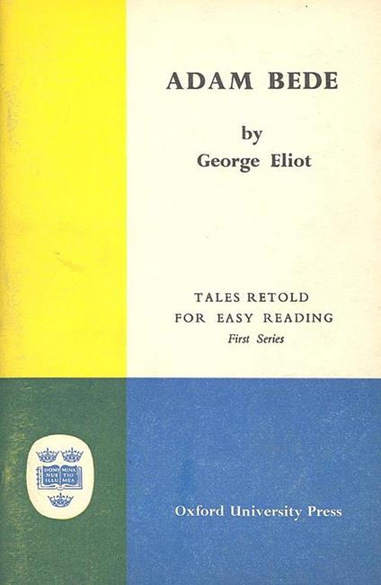 Adam Bede - George Eliot - copertina