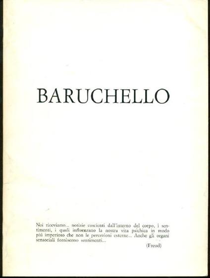 Baruchello - Gianfranco Baruchello - copertina