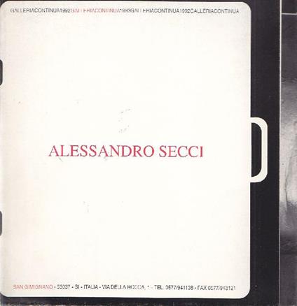 Alessandro Secci - Alessandro Secci - copertina