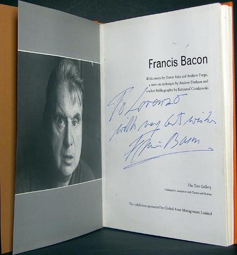 Francis Bacon. Copia autografata - Francis Bacon - copertina