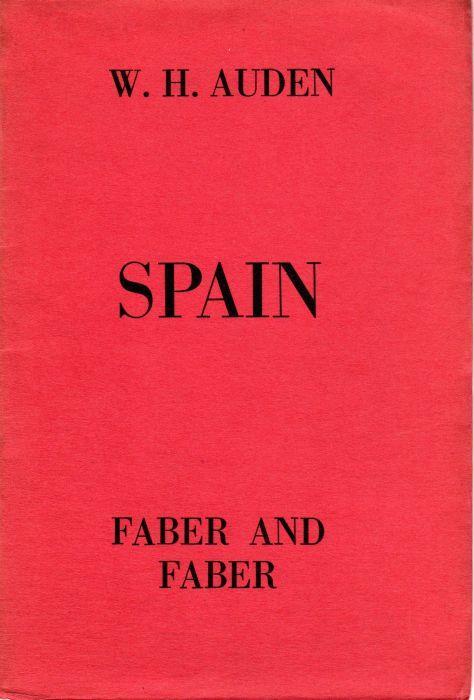 Spain - Wystan Hugh Auden - copertina
