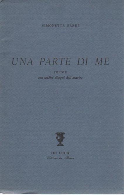 Una parte di me - Simonetta Bardi - copertina