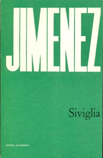 Siviglia - J. Ramón Jiménez - copertina