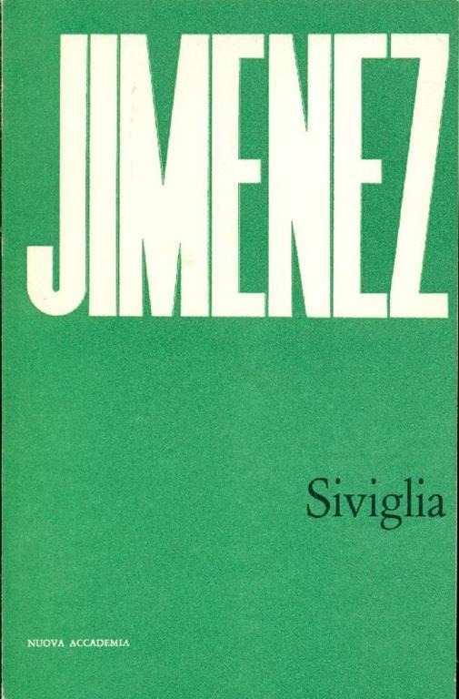 Siviglia - J. Ramón Jiménez - copertina