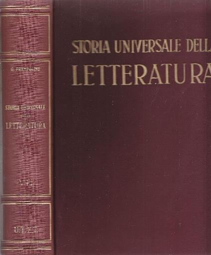 Storia universale della letteratura. Letterature ibero-americane, slave, dell'Europa orientale, - Giacomo Prampolini - copertina