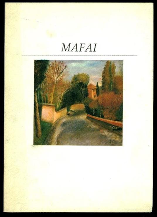 Mafai - Mario Mafai - copertina