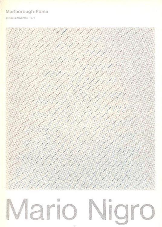 Mario Nigro - Mario Nigro - copertina