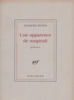 Une apparence de soupirail. Copia autografata