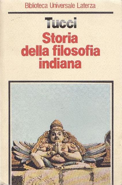 Storia della filosofia indiana - Giuseppe Tucci - copertina