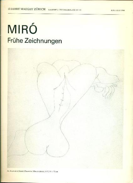 Mirò Fruhe Zeichnungen - Joan Miró - copertina
