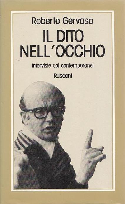 Il dito nell'occhio - Roberto Gervaso - copertina
