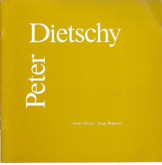Peter Dietschy - Péter Dietschy - copertina