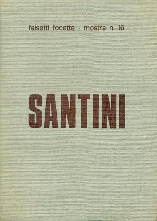 Renato Santini - Renato Santini - copertina