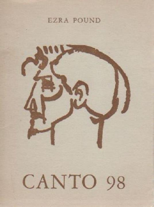 Canto 98 - Ezra Pound - copertina