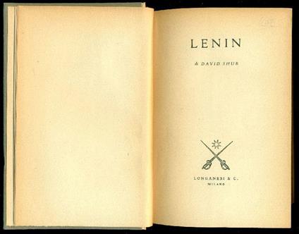 Lenin - David Shub - copertina