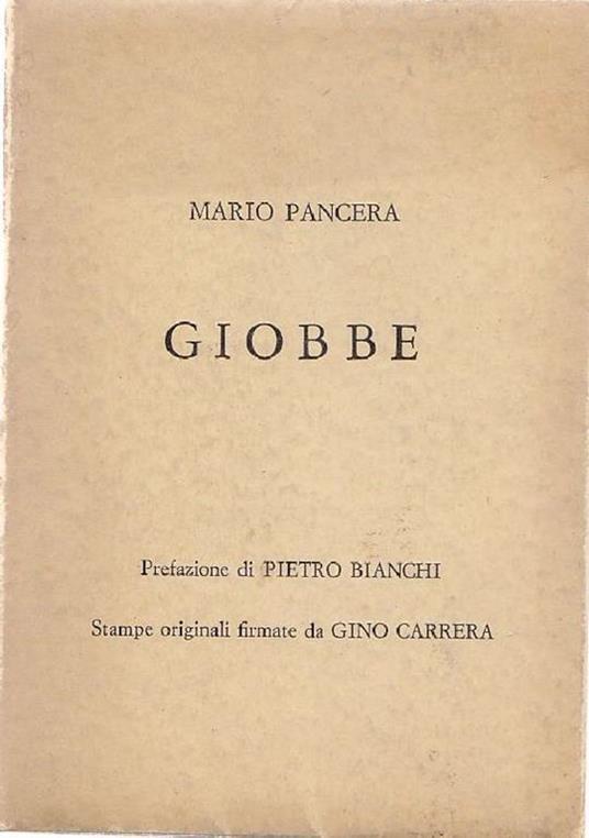Giobbe - Mario Pancera - copertina
