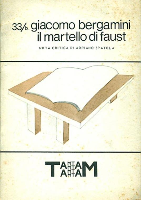 Il martello di Faust - Giacomo Bergamini - copertina