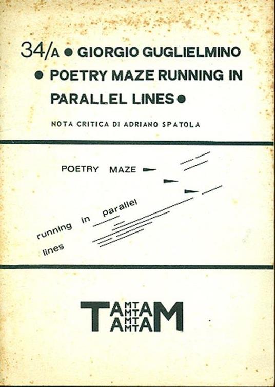 Poetry maze running in parallel lines - Giorgio Guglielmino - copertina