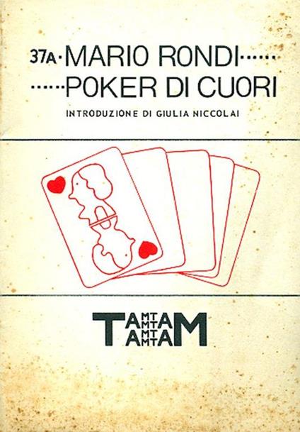 Poker di cuori - Mario Rondi - copertina