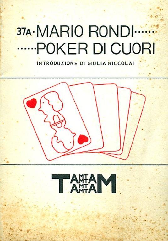 Poker di cuori - Mario Rondi - copertina