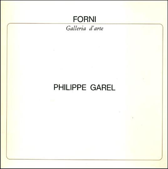Philippe Garel - Philippe Garel - copertina