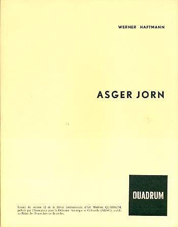 Asger Jorn - Werner Haftmann - copertina