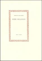 Rime milanesi