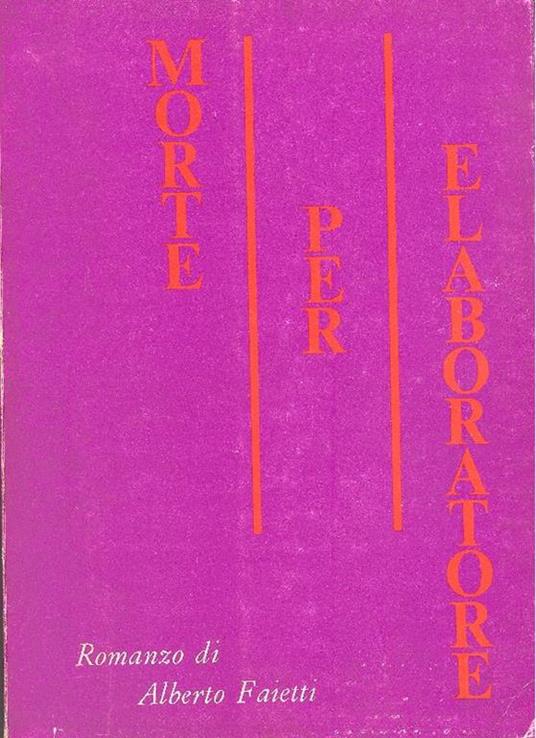 Morte per elaboratore - Alberto Faietti - copertina