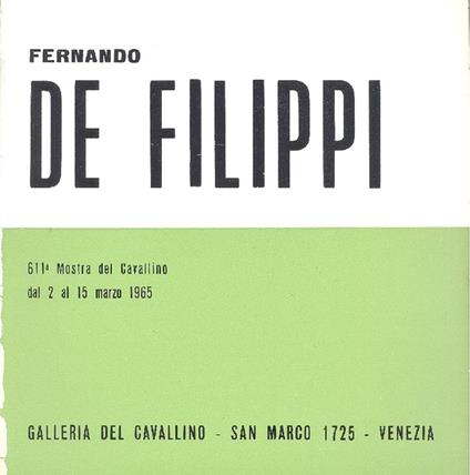 Fernando De Filippi - Fernando De Filippi - copertina