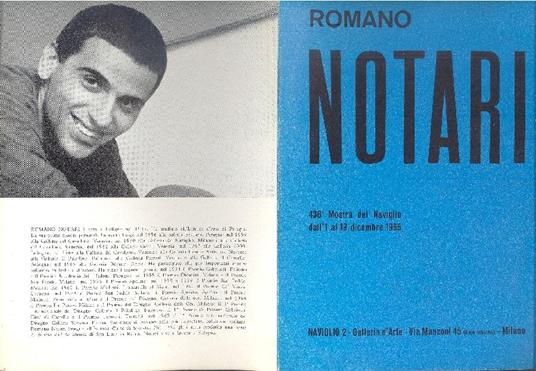 Romano Notari. Galleria del Naviglio 1965 - Romano Notari - copertina