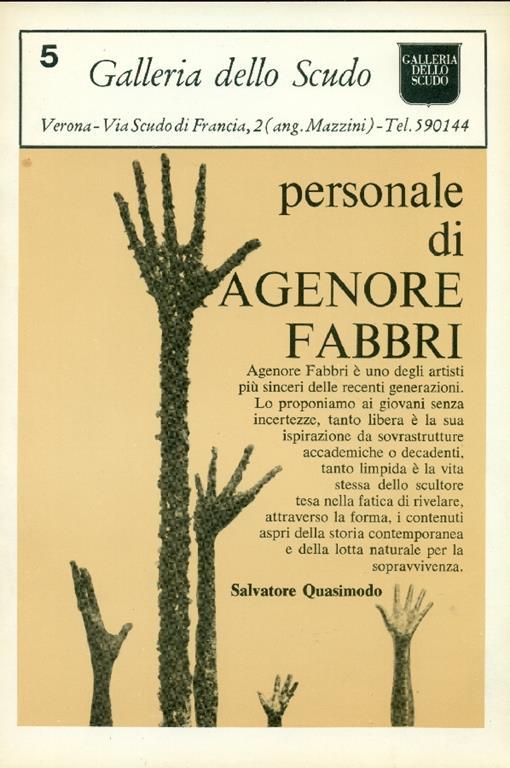 Personale di Agenore Fabbri - Agenore Fabbri - copertina