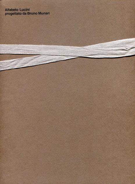 Alfabeto Lucini - Bruno Munari - copertina
