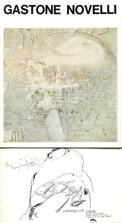 Cinque cataloghi di Mostre - Gastone Novelli - copertina