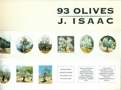 93 Olives - Jeffrey Isaac - copertina