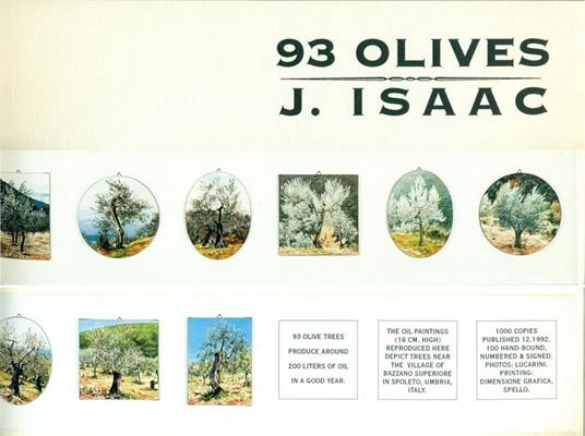 93 Olives - Jeffrey Isaac - copertina
