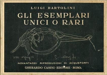 Gli esemplari unici o rari - Luigi Bartolini - copertina