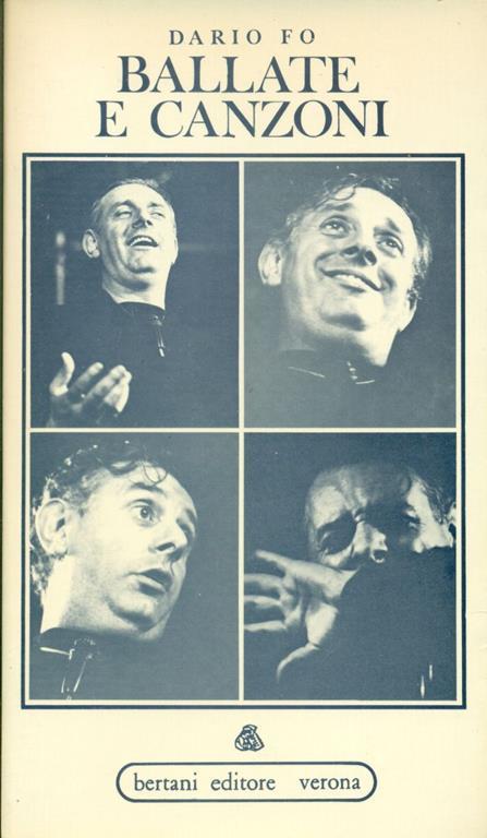 Ballate e canzoni - Dario Fo - copertina