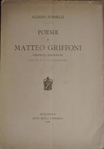 Poesie di Matteo Griffoni cronista bolognese