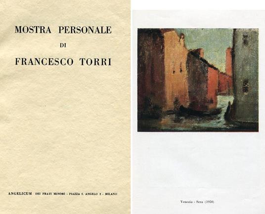 Mostra personale di Francesco Torri - Francesco Torri - copertina