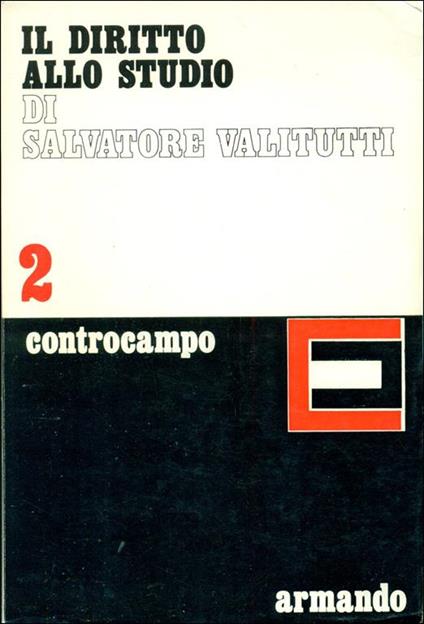 Il diritto allo studio nella società educante - Salvatore Valitutti - copertina