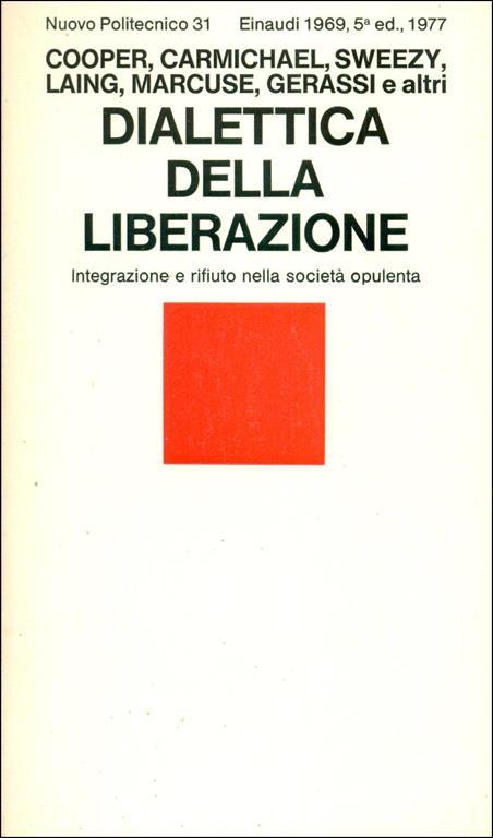 Dialettica della liberazione - copertina