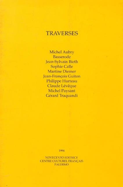 Traverses - Michel Aubry - copertina