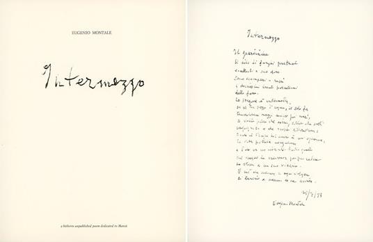 Manzù. Unpublished drawings - Eduardo De Filippo - 2