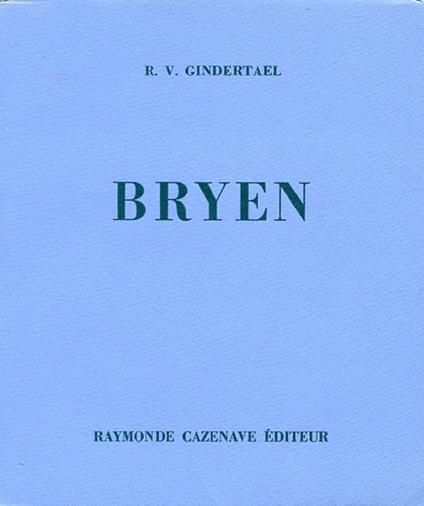 Bryen - Roger van Gindertael - copertina